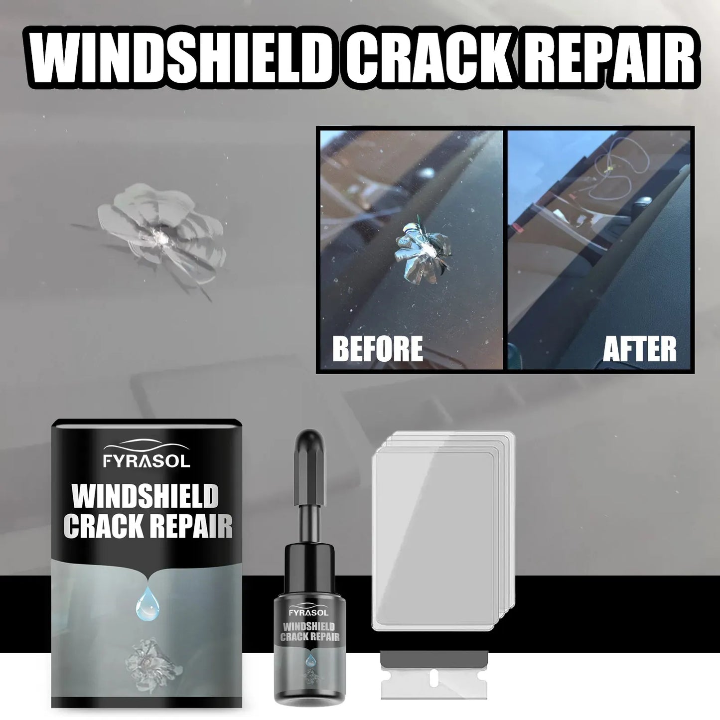 Windshield Crack Repair Kit