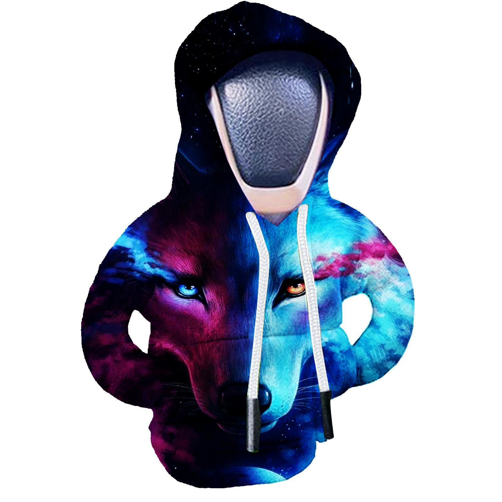 Creative Car Gear Shift Knob Cover – Decorative Protective Sleeve, Anti-Sweat Gear Lever Hoodie Style hoodies mini funny hoodie car decor fyrasol