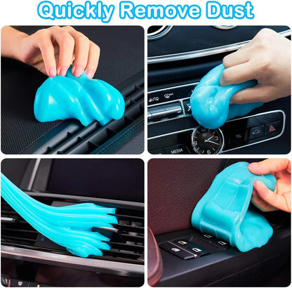 Universal Car Cleaning Gel – Interior Dust Remover for Vents, Gaps & Buttons