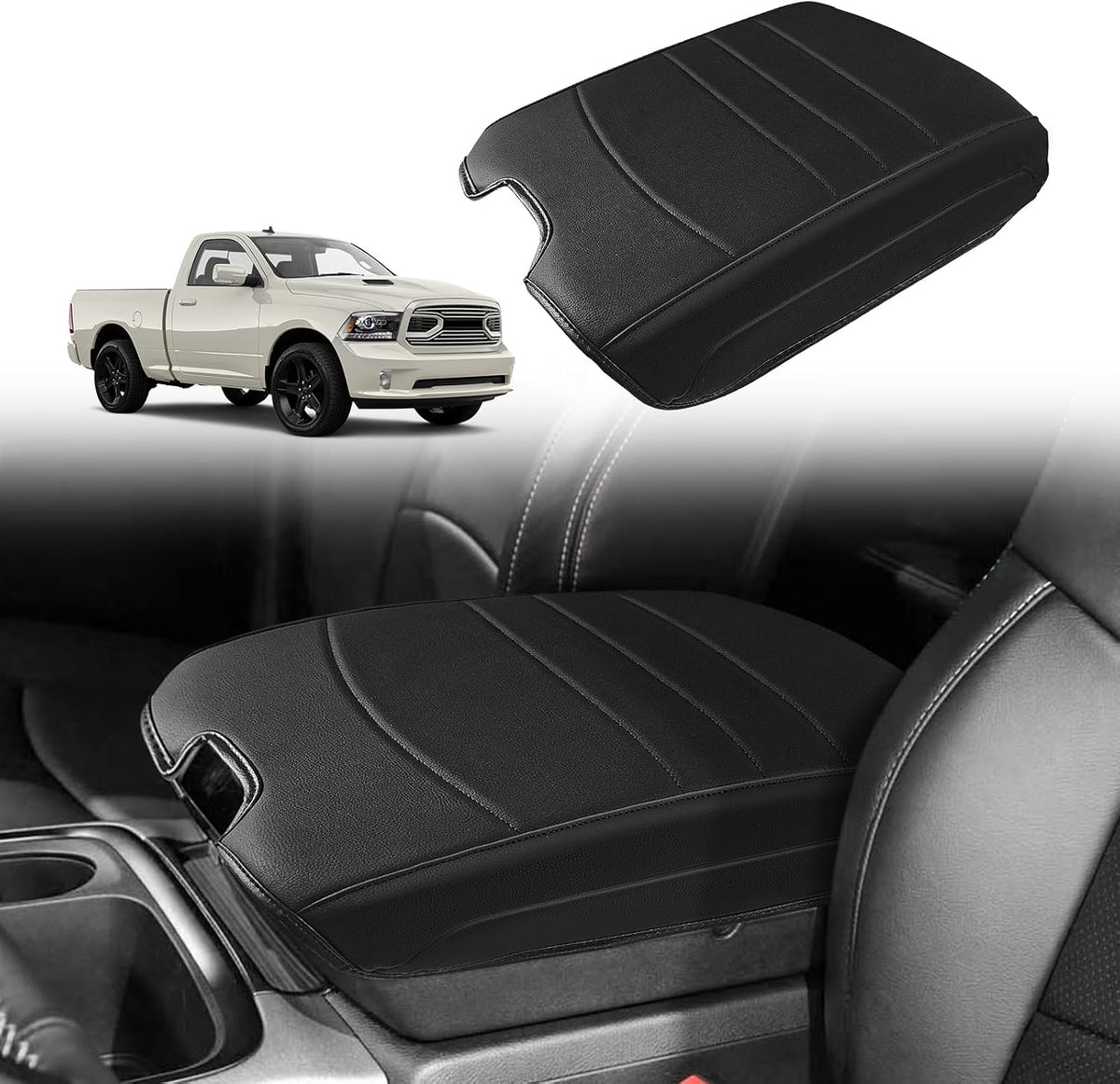 Armrest Cover for Silverado/Sierra 2019-2026, Regular Thick, Bench mysite