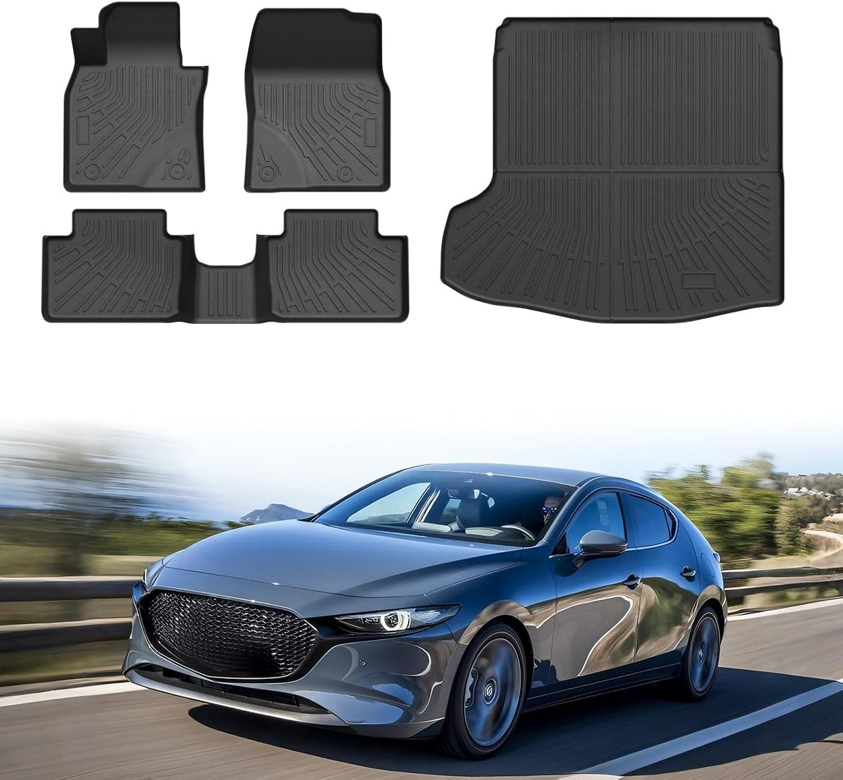 Mixsuper Floor mat for Tesla Model 3 Highland 2024 2025 2026 2027 mysite
