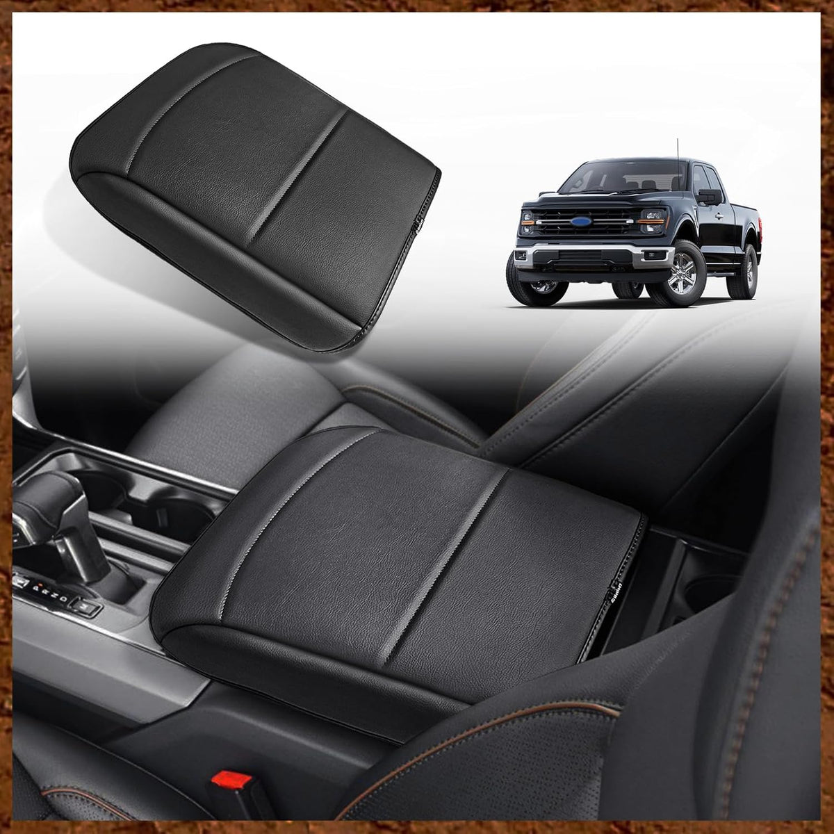 Armrest Cover for Silverado/Sierra 2019-2026, Regular Thick, Bench mysite