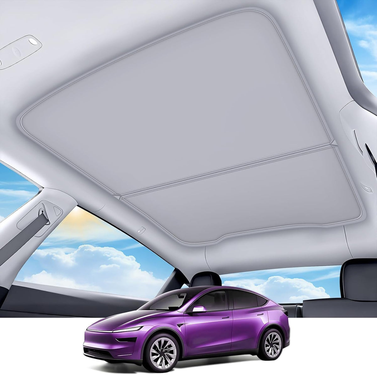 2026 Upgrade Sunshade Roof For Tesla Model 3 Accessories 2026-2022 mysite