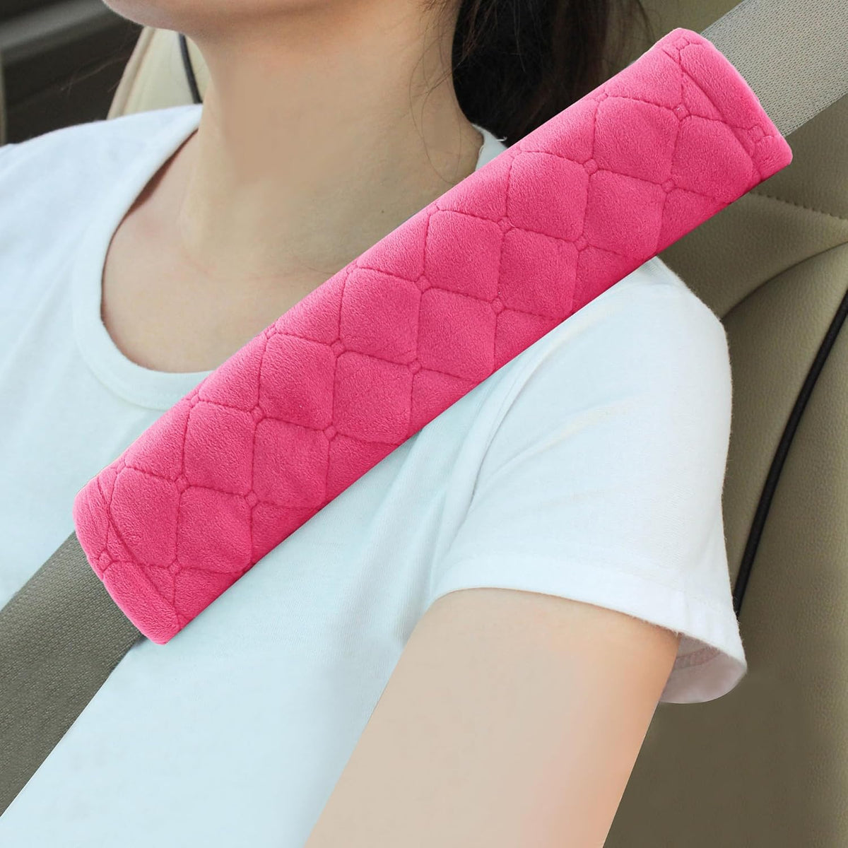 2 Pack Seat Belt Covers Soft Shoulder Pad for Cars & Backpack mysite
