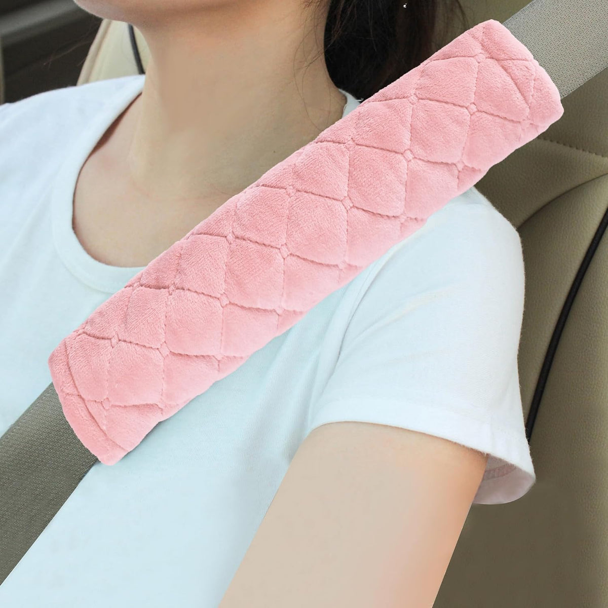 2 Pack Seat Belt Covers Soft Shoulder Pad for Cars & Backpack mysite