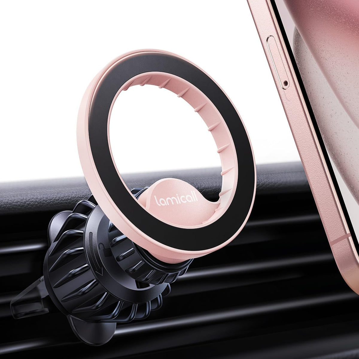 Lamicall for MagSafe Car Mount Vent 20 Super Magnets Accessories for iPhone mysite
