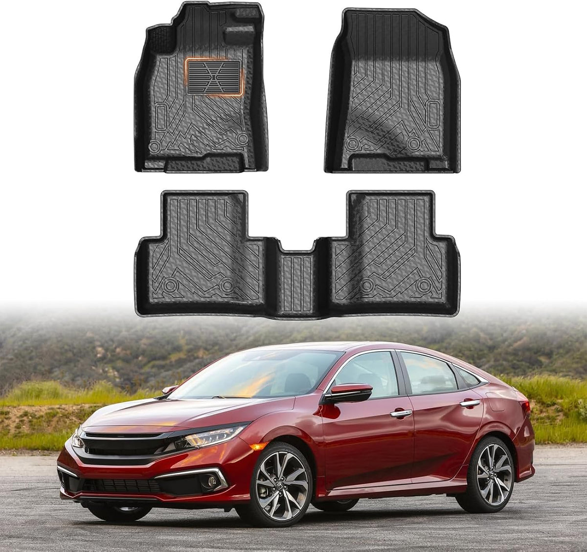 Mixsuper Floor mat for Tesla Model 3 Highland 2024 2025 2026 2027 mysite