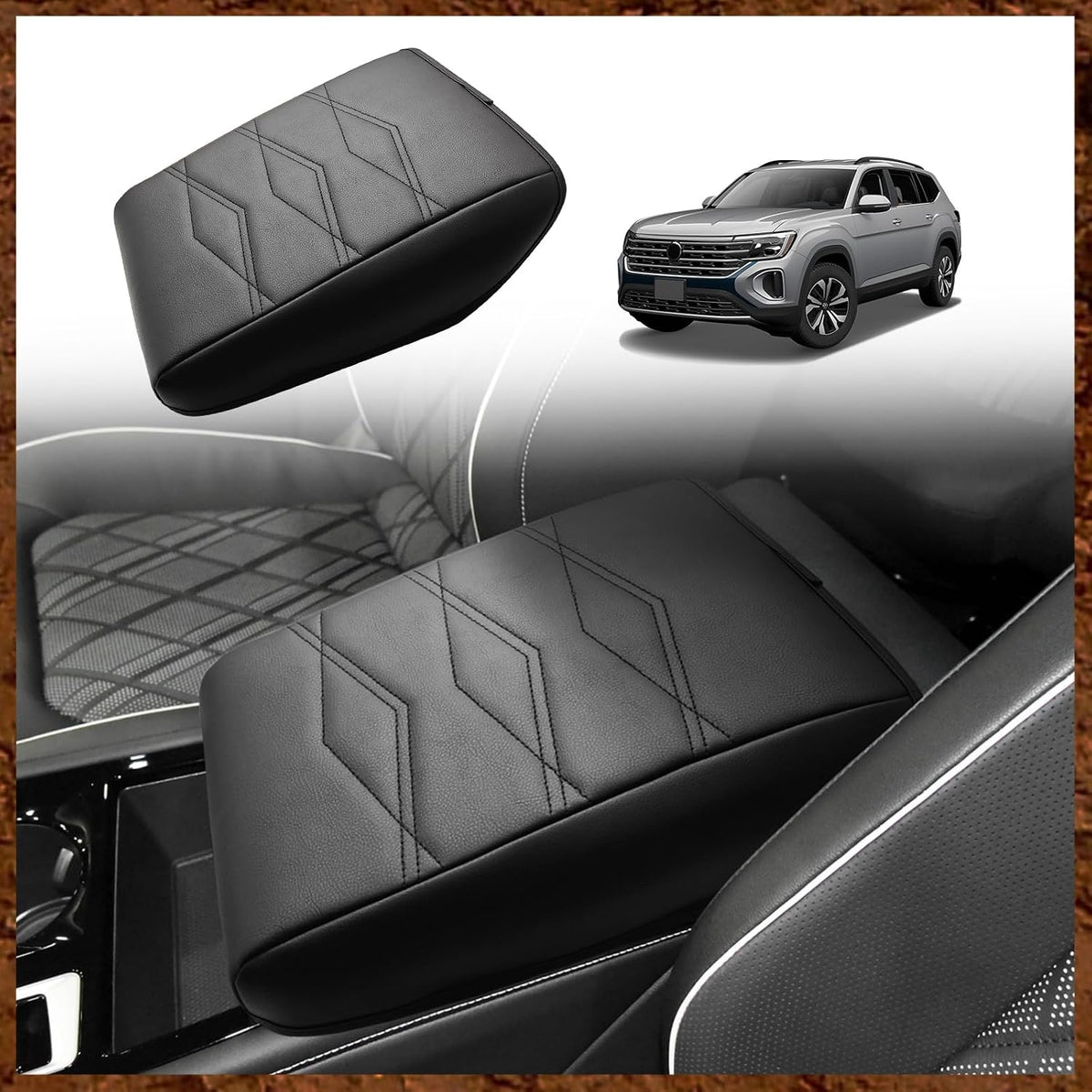 Armrest Cover for Silverado/Sierra 2019-2026, Regular Thick, Bench mysite