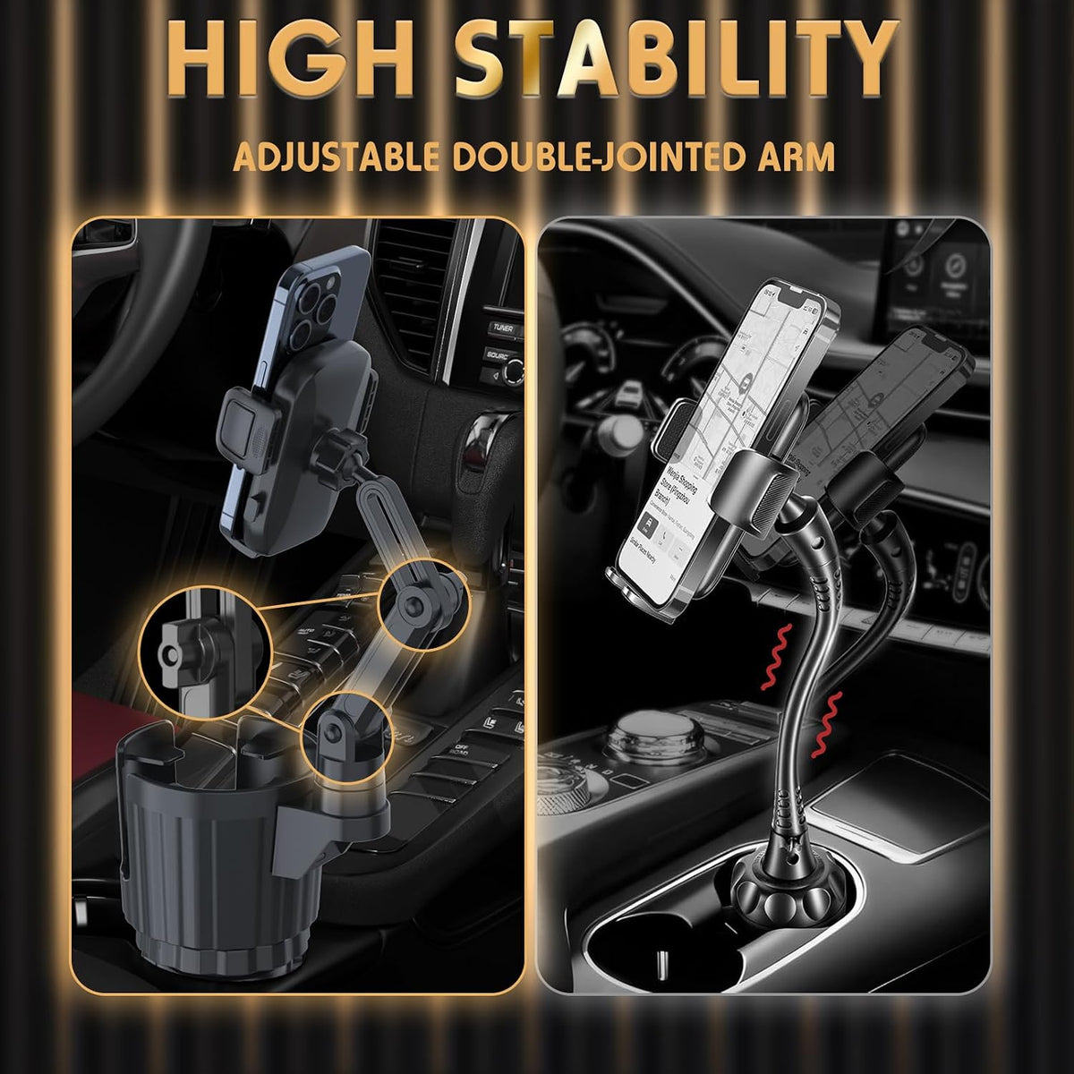 Phone Holders for Your Car, 2 in 1 Universal Stable Cup Car Phone Holder mysite