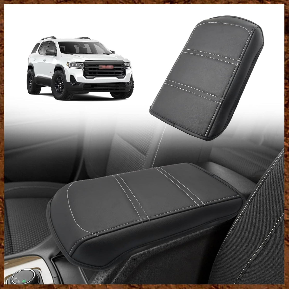 Armrest Cover for Silverado/Sierra 2019-2026, Regular Thick, Bench mysite