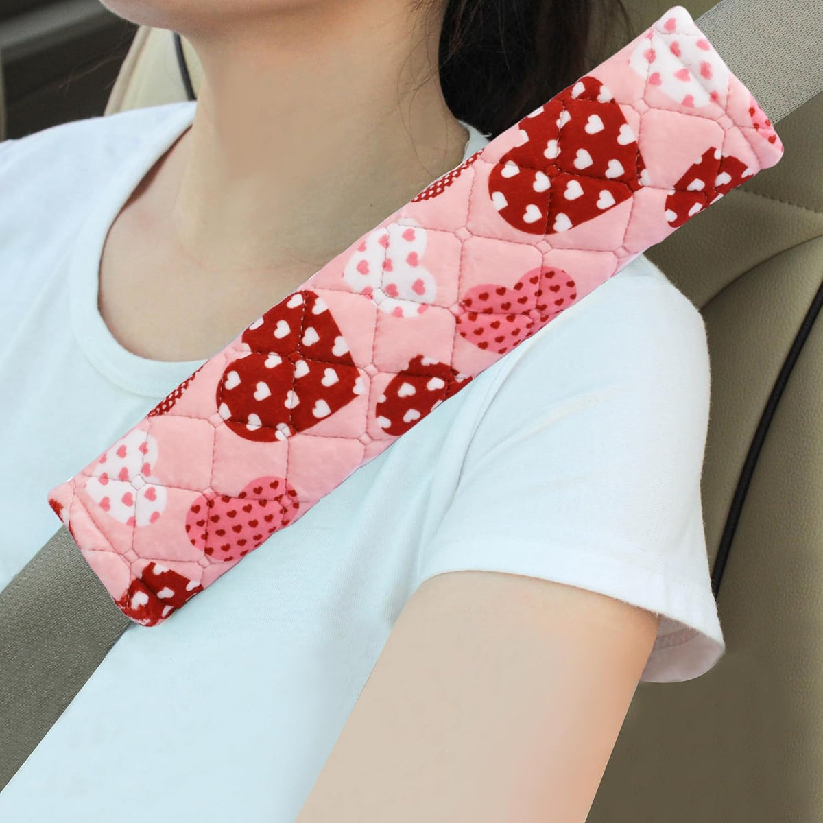 2 Pack Seat Belt Covers Soft Shoulder Pad for Cars & Backpack mysite