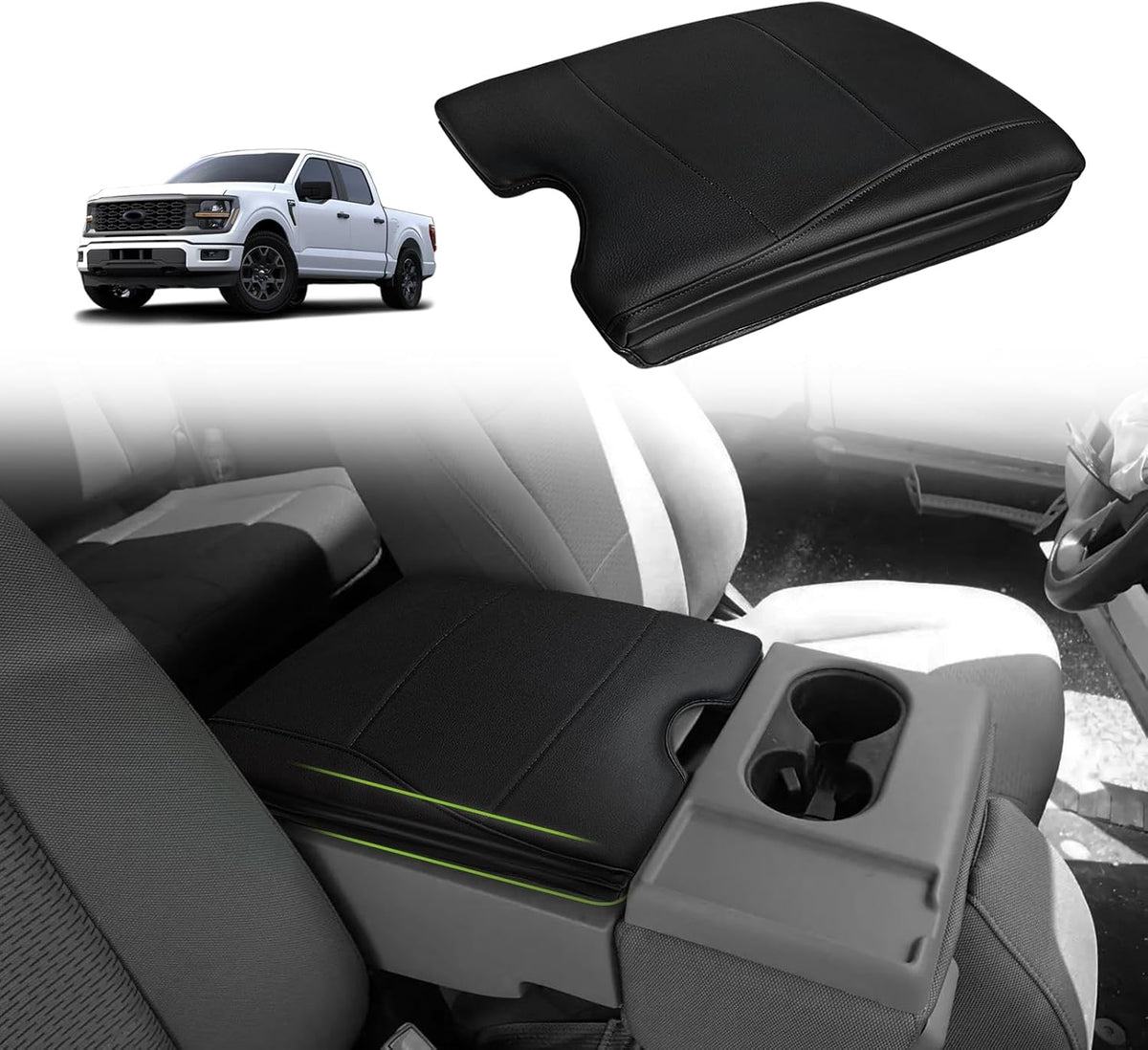 Armrest Cover for Silverado/Sierra 2019-2026, Regular Thick, Bench mysite
