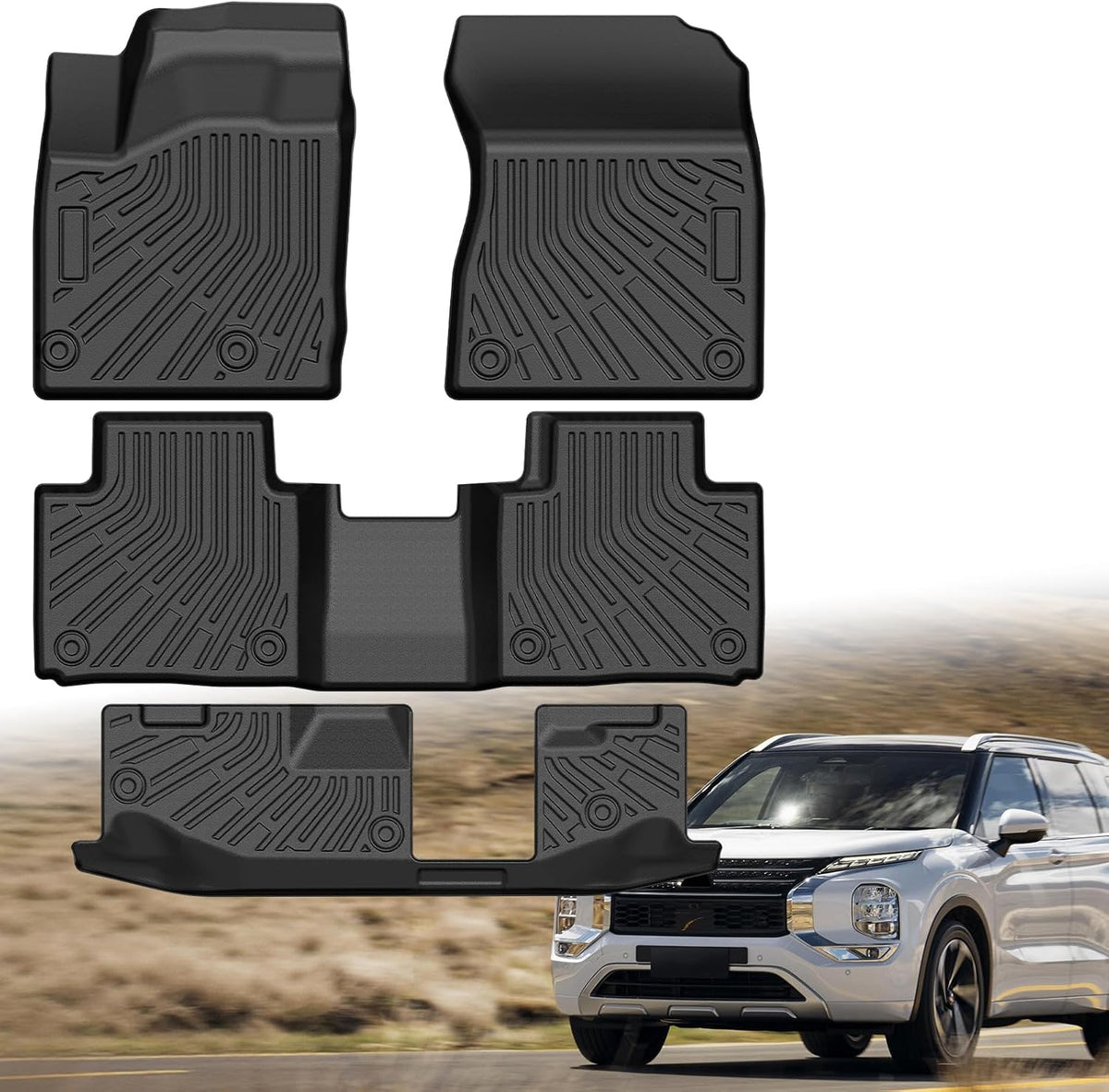 Mixsuper Floor mat for Tesla Model 3 Highland 2024 2025 2026 2027 mysite