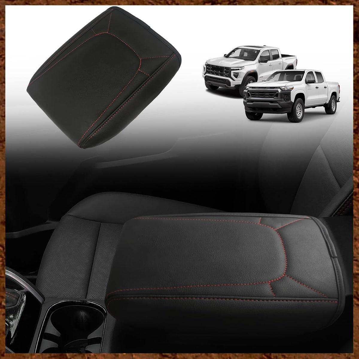 Armrest Cover for Silverado/Sierra 2019-2026, Regular Thick, Bench mysite