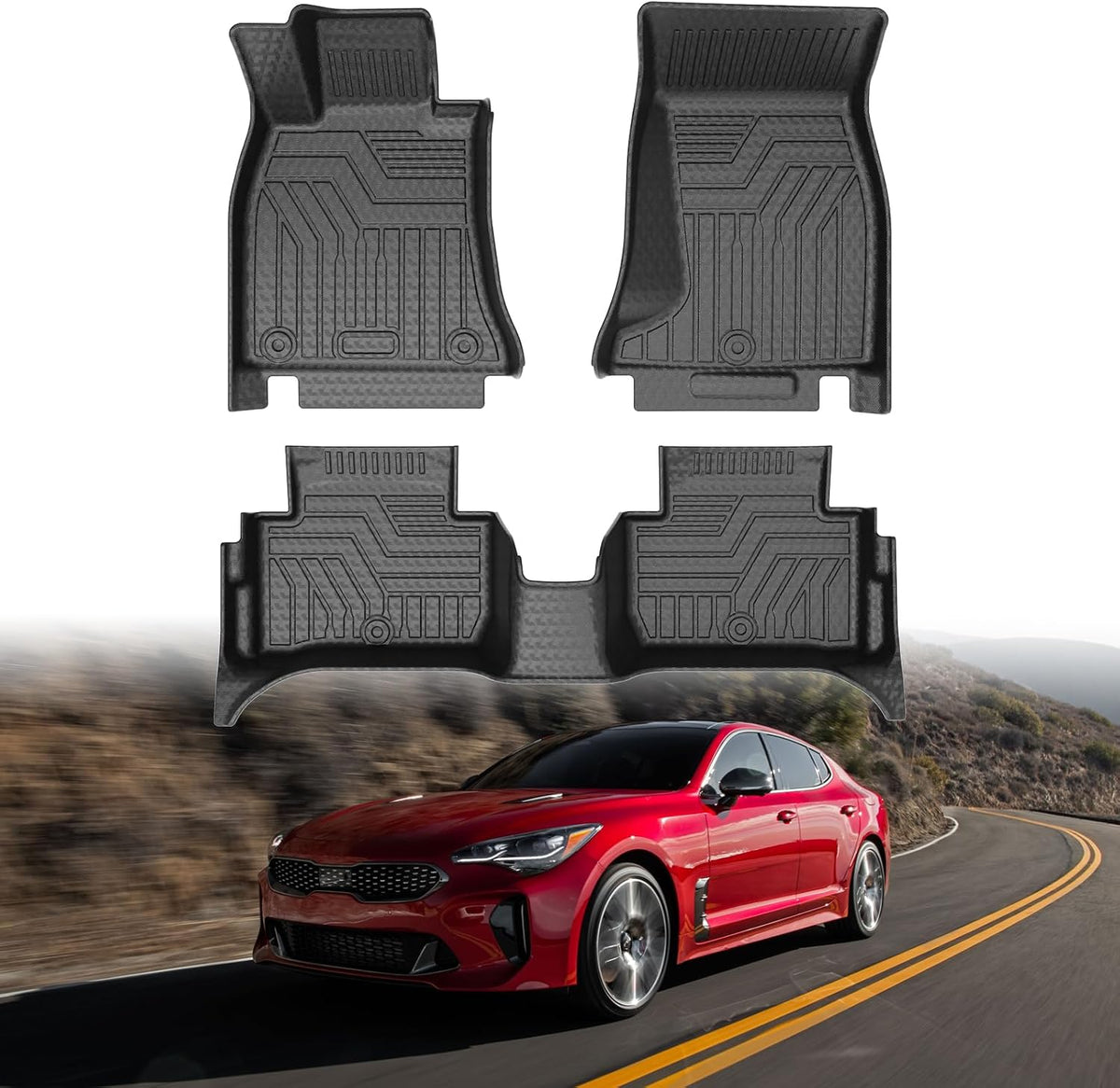 Mixsuper Floor mat for Tesla Model 3 Highland 2024 2025 2026 2027 mysite
