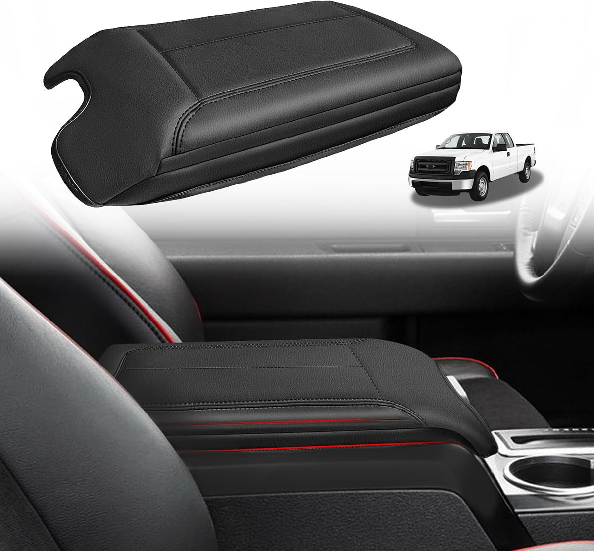 Armrest Cover for Silverado/Sierra 2019-2026, Regular Thick, Bench mysite