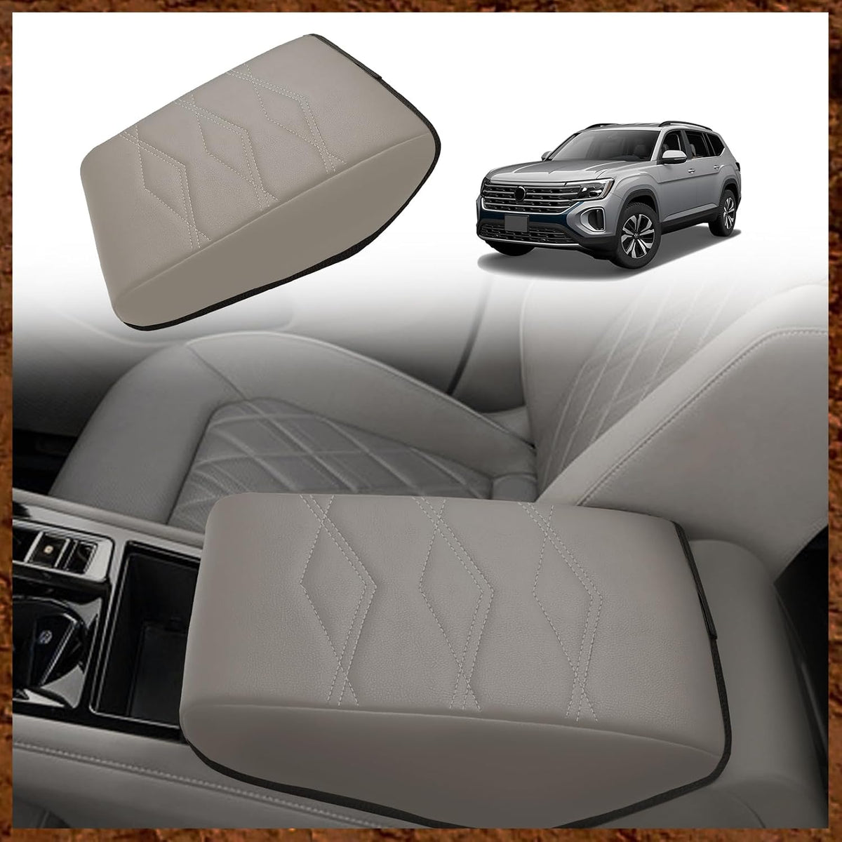 Armrest Cover for Silverado/Sierra 2019-2026, Regular Thick, Bench mysite