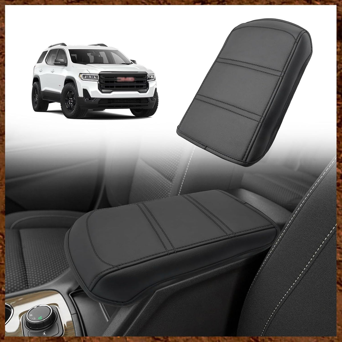 Armrest Cover for Silverado/Sierra 2019-2026, Regular Thick, Bench mysite