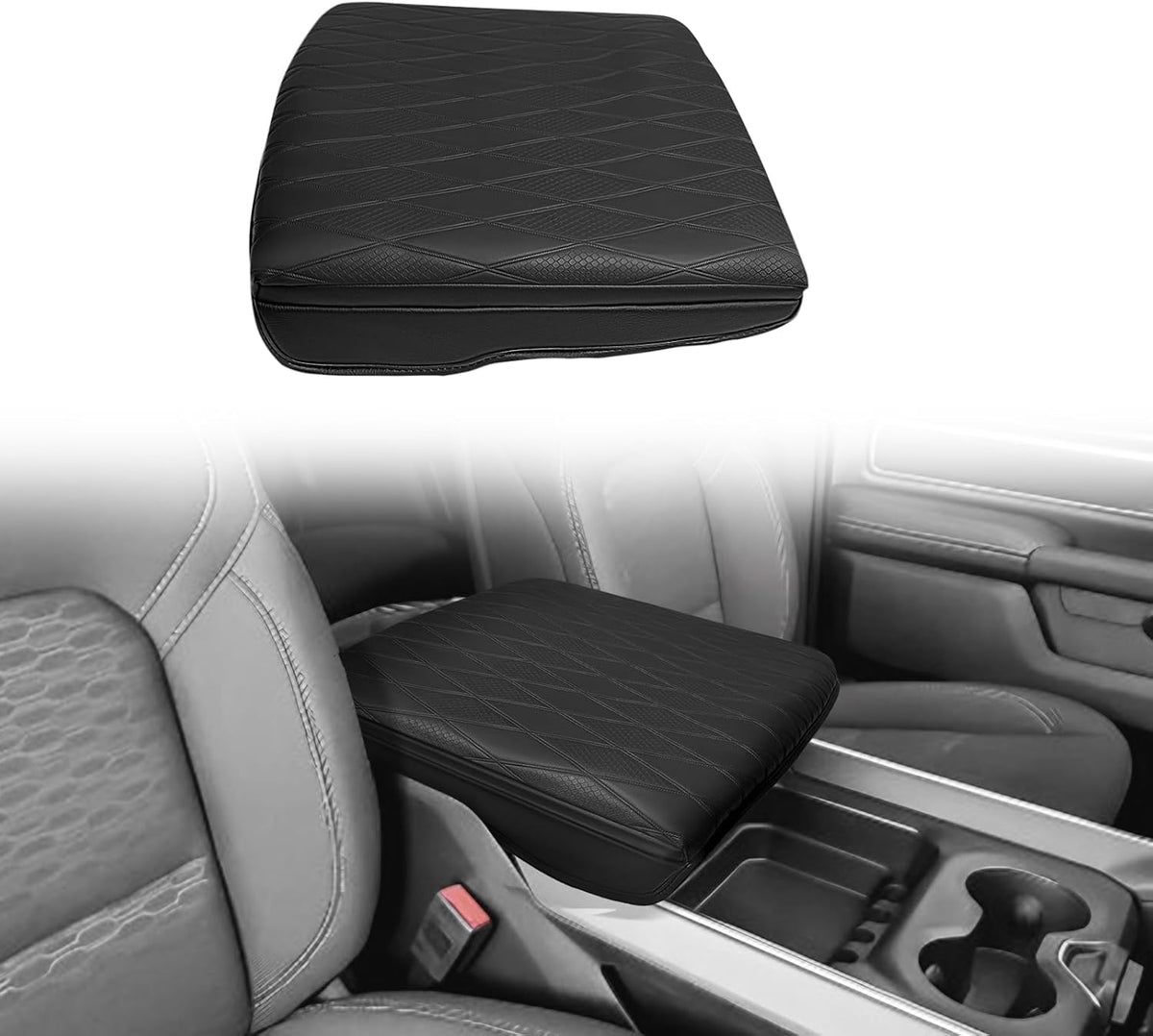 Armrest Cover for Silverado/Sierra 2019-2026, Regular Thick, Bench mysite