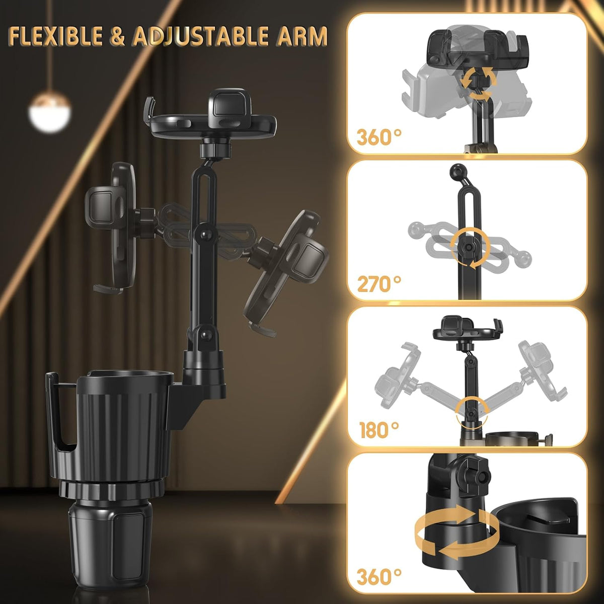 Phone Holders for Your Car, 2 in 1 Universal Stable Cup Car Phone Holder mysite