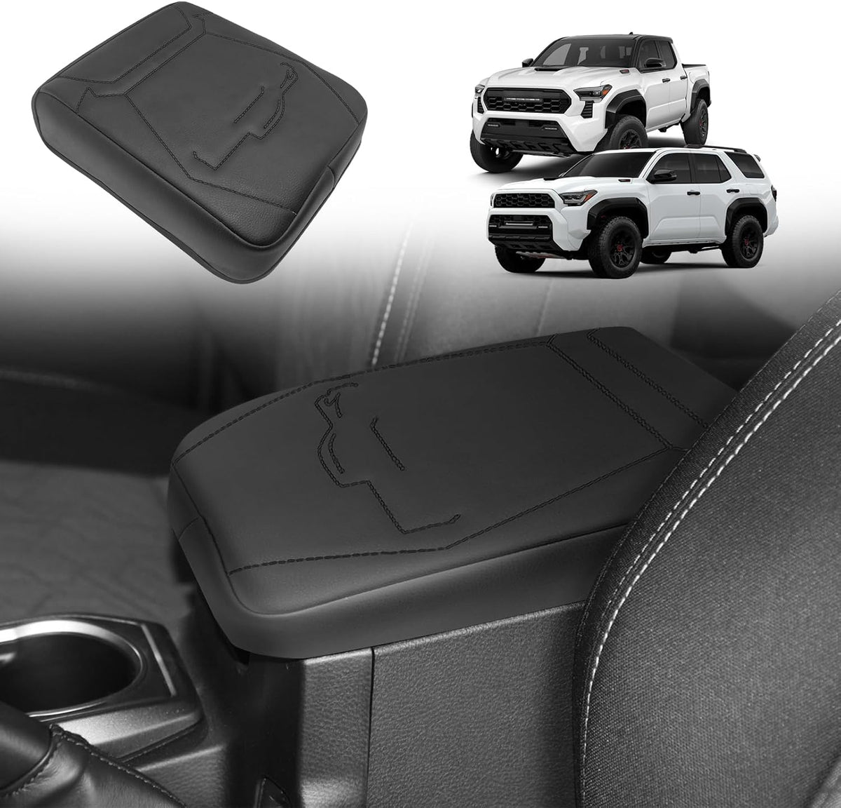 Armrest Cover for Silverado/Sierra 2019-2026, Regular Thick, Bench mysite