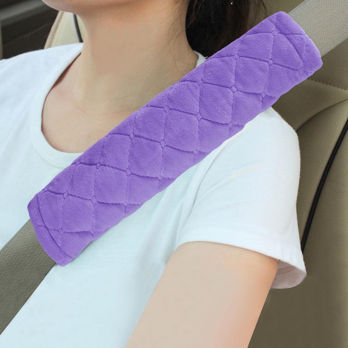 2 Pack Seat Belt Covers Soft Shoulder Pad for Cars & Backpack mysite