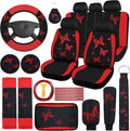BBTO 43 Pcs Car Seat Cover Set for Women SUV,Butterfly,Cream-Colored mysite