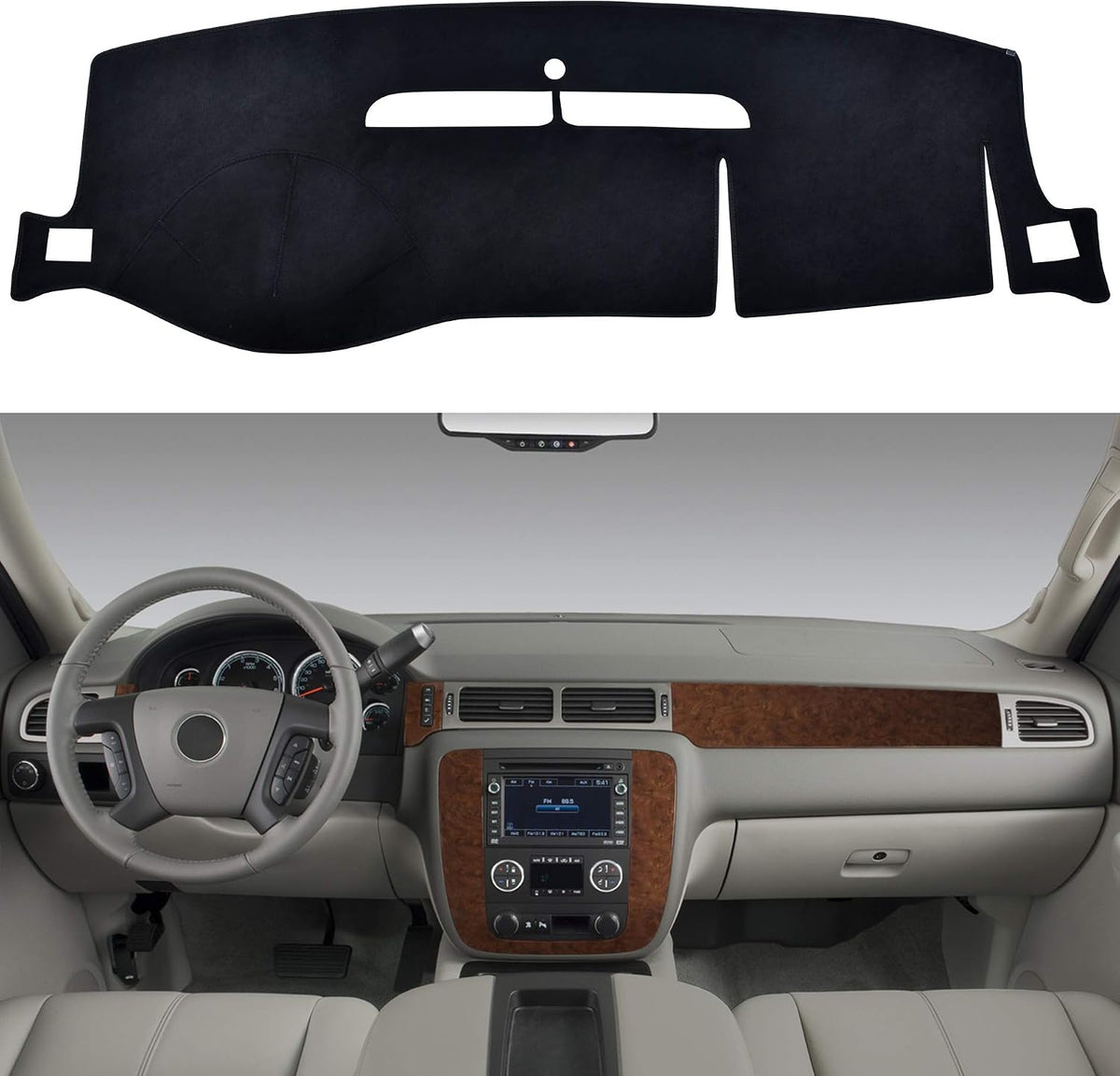 Dashboard Dash Board Cover Mat Carpet Compatible with Tesla Model Y 2020-2024, Compatible with Tesla Model 3 2017-2023 mysite