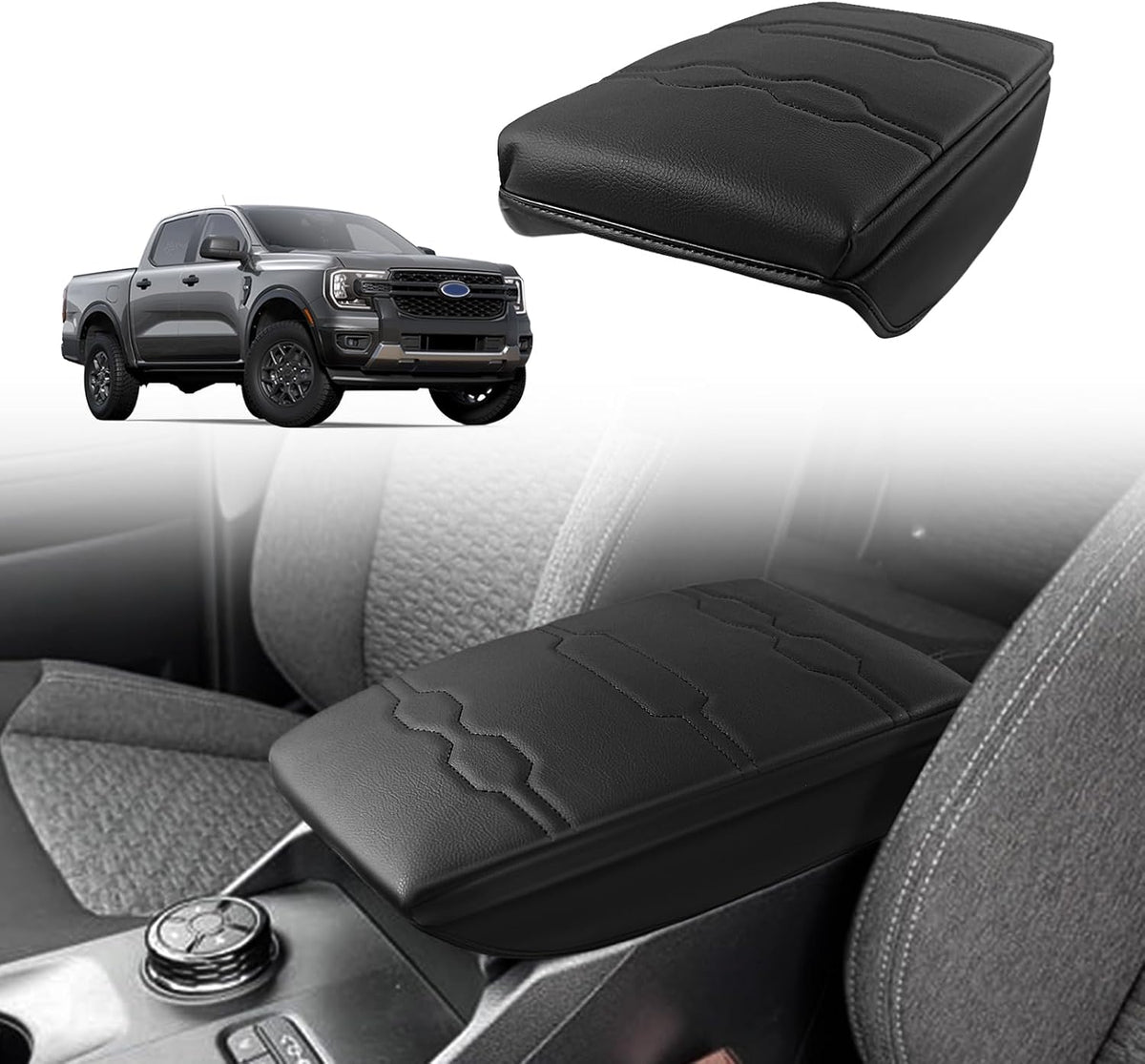 Armrest Cover for Silverado/Sierra 2019-2026, Regular Thick, Bench mysite