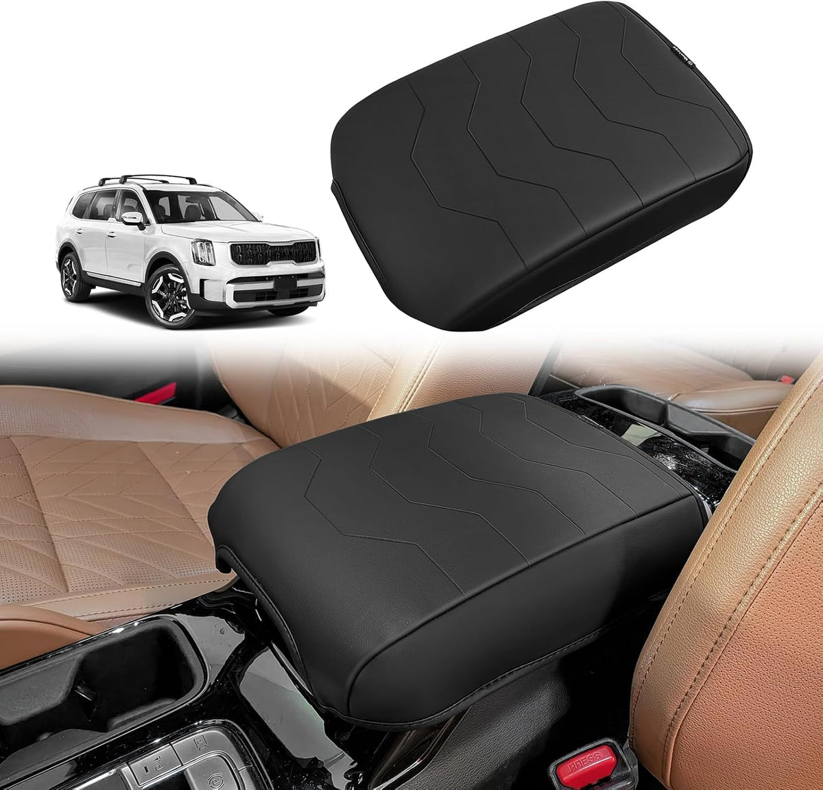 Armrest Cover for Silverado/Sierra 2019-2026, Regular Thick, Bench mysite