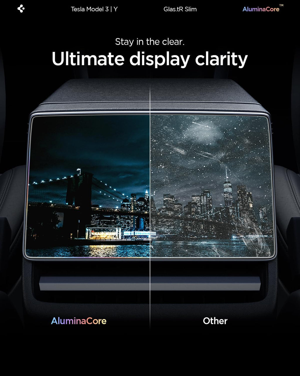 Spigen Screen Protector Clear for Model 3 (2024-2026), Model Y (2025-2026) mysite