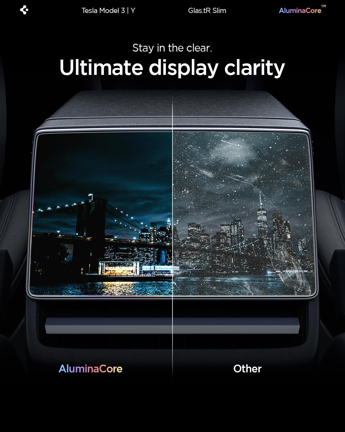 Spigen Screen Protector Clear for Model 3 (2024-2026), Model Y (2025-2026) mysite