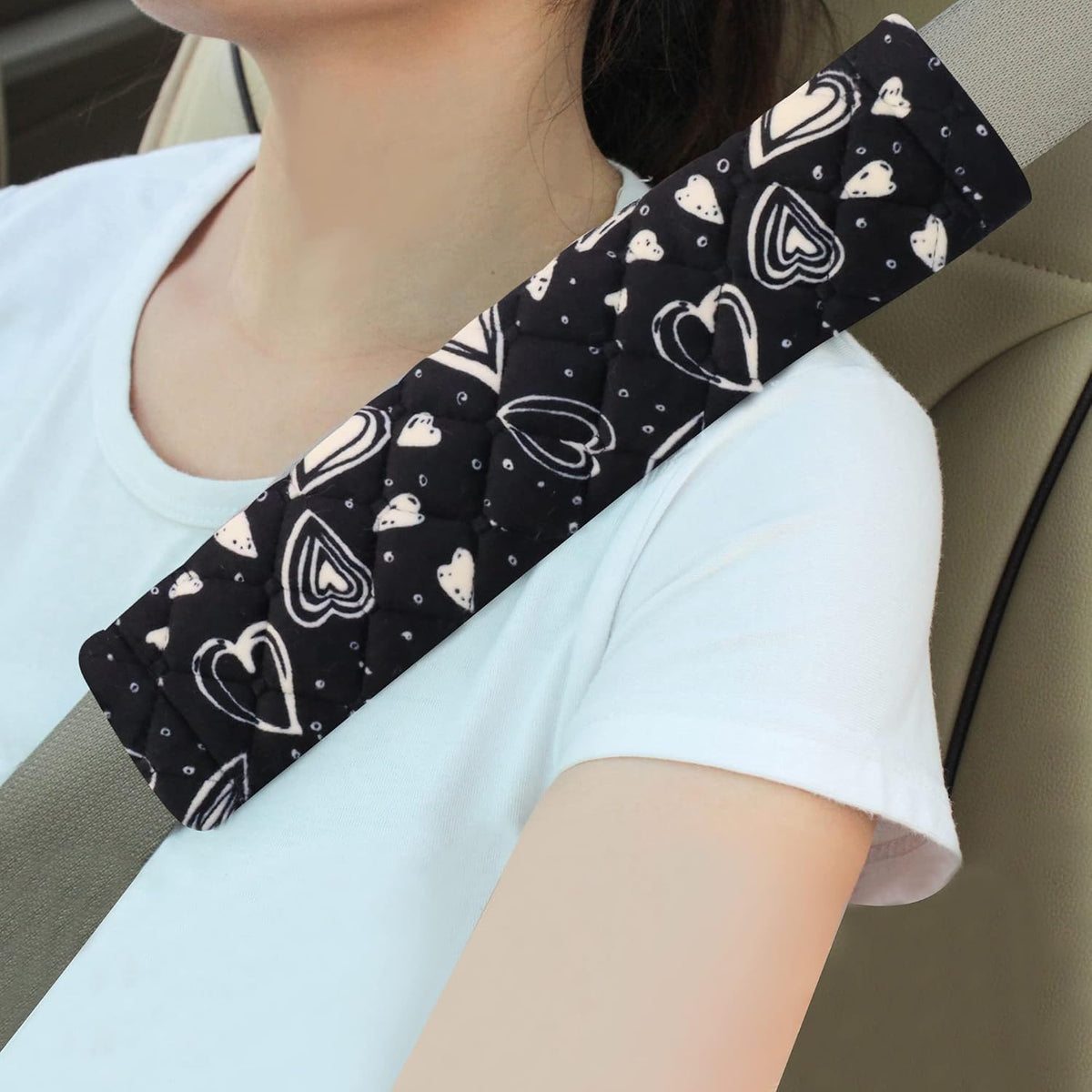 2 Pack Seat Belt Covers Soft Shoulder Pad for Cars & Backpack mysite
