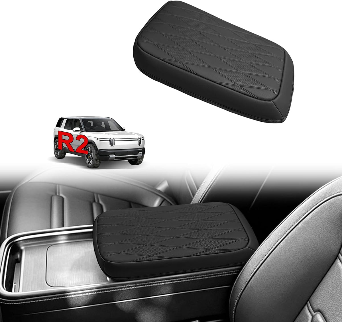 Armrest Cover for Silverado/Sierra 2019-2026, Regular Thick, Bench mysite