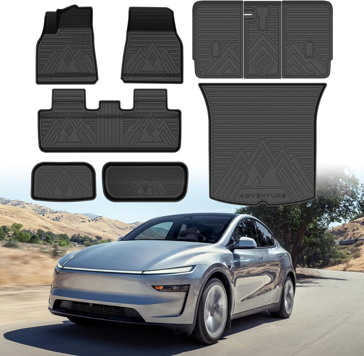 Mixsuper Floor mat for Tesla Model 3 Highland 2024 2025 2026 2027 mysite
