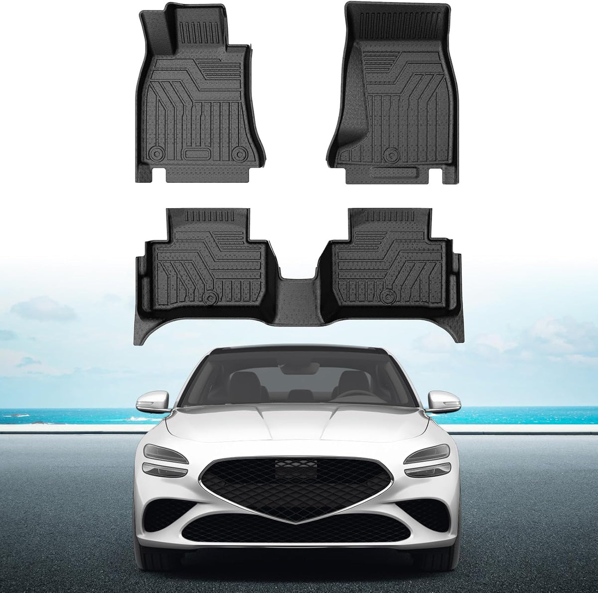 Mixsuper Floor mat for Tesla Model 3 Highland 2024 2025 2026 2027 mysite