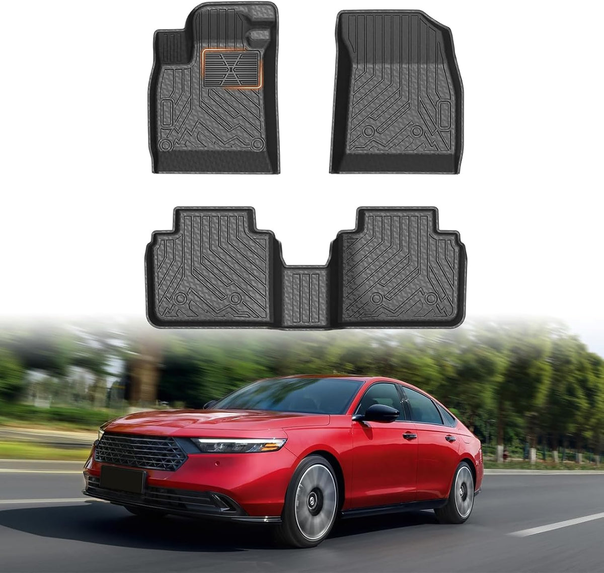 Mixsuper Floor mat for Tesla Model 3 Highland 2024 2025 2026 2027 mysite
