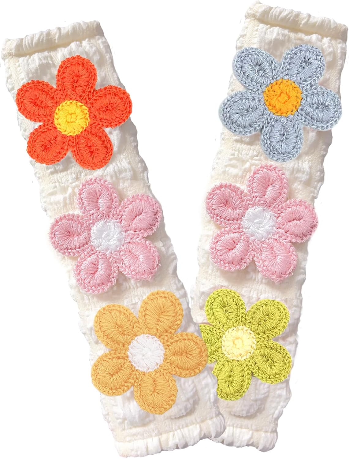 Cute Flower Car Seat Belt Shoulder Pad Cushions (2 in a Pack), Car Accessories Seat Belt Shoulder Strap Protector Universal Cover (White Pink) mysite