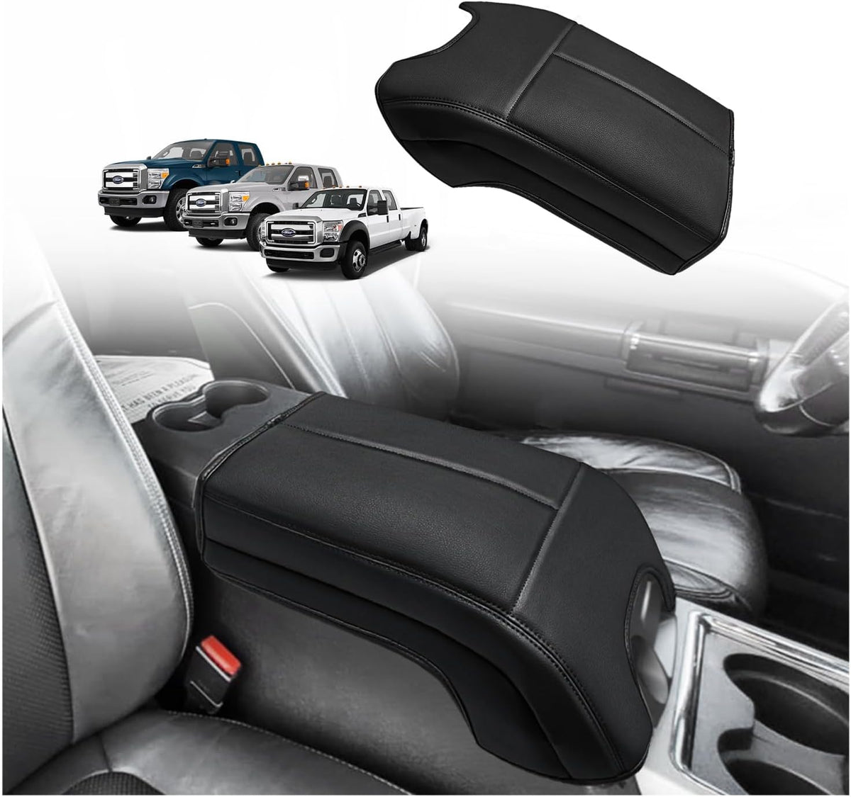 Armrest Cover for Silverado/Sierra 2019-2026, Regular Thick, Bench mysite