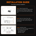 360° Dash Cam Front and Rear Inside, 4 Channel Dash Camera for Car mysite