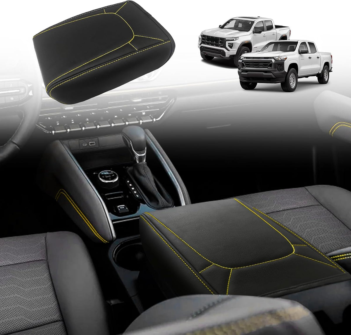 Armrest Cover for Silverado/Sierra 2019-2026, Regular Thick, Bench mysite