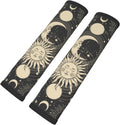 Vintage Sun Moon Stars 2PCS Car Seat Belt Cover – Super Soft Seatbelt Shoulder Protection Cushion, Comfortable Car Seat Belt Strap to Protect Your Neck and Shoulder mysite