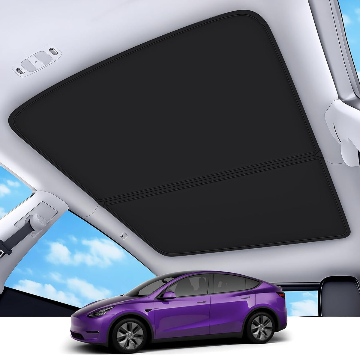 2026 Upgrade Sunshade Roof For Tesla Model 3 Accessories 2026-2022 mysite