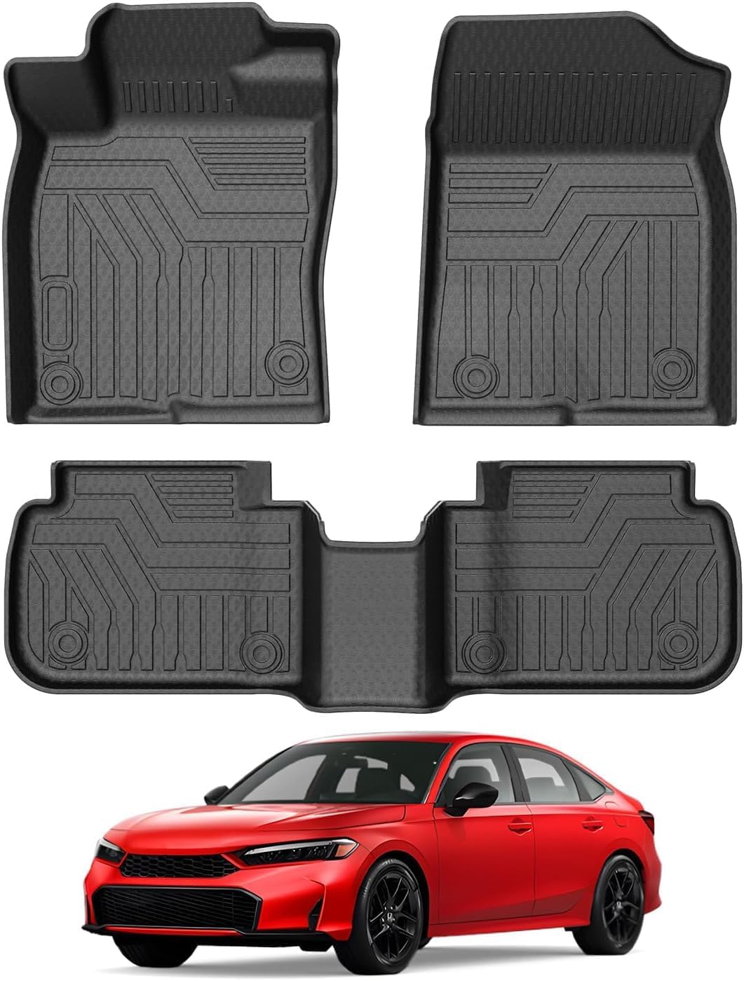Mixsuper Floor mat for Tesla Model 3 Highland 2024 2025 2026 2027 mysite