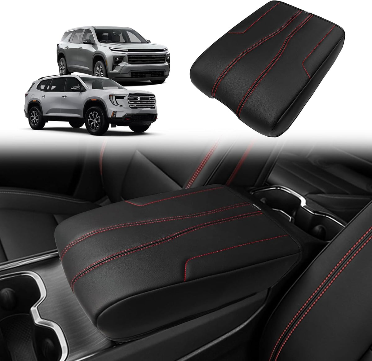 Armrest Cover for Silverado/Sierra 2019-2026, Regular Thick, Bench mysite