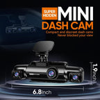 360° Dash Cam Front and Rear Inside, 4 Channel Dash Camera for Car mysite
