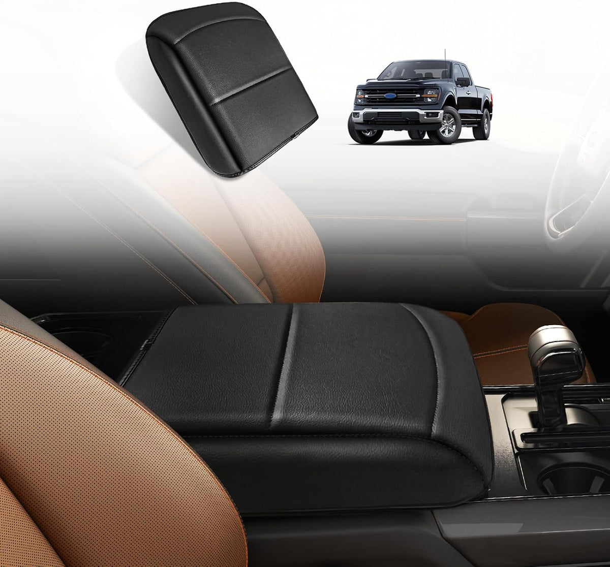 Armrest Cover for Silverado/Sierra 2019-2026, Regular Thick, Bench mysite