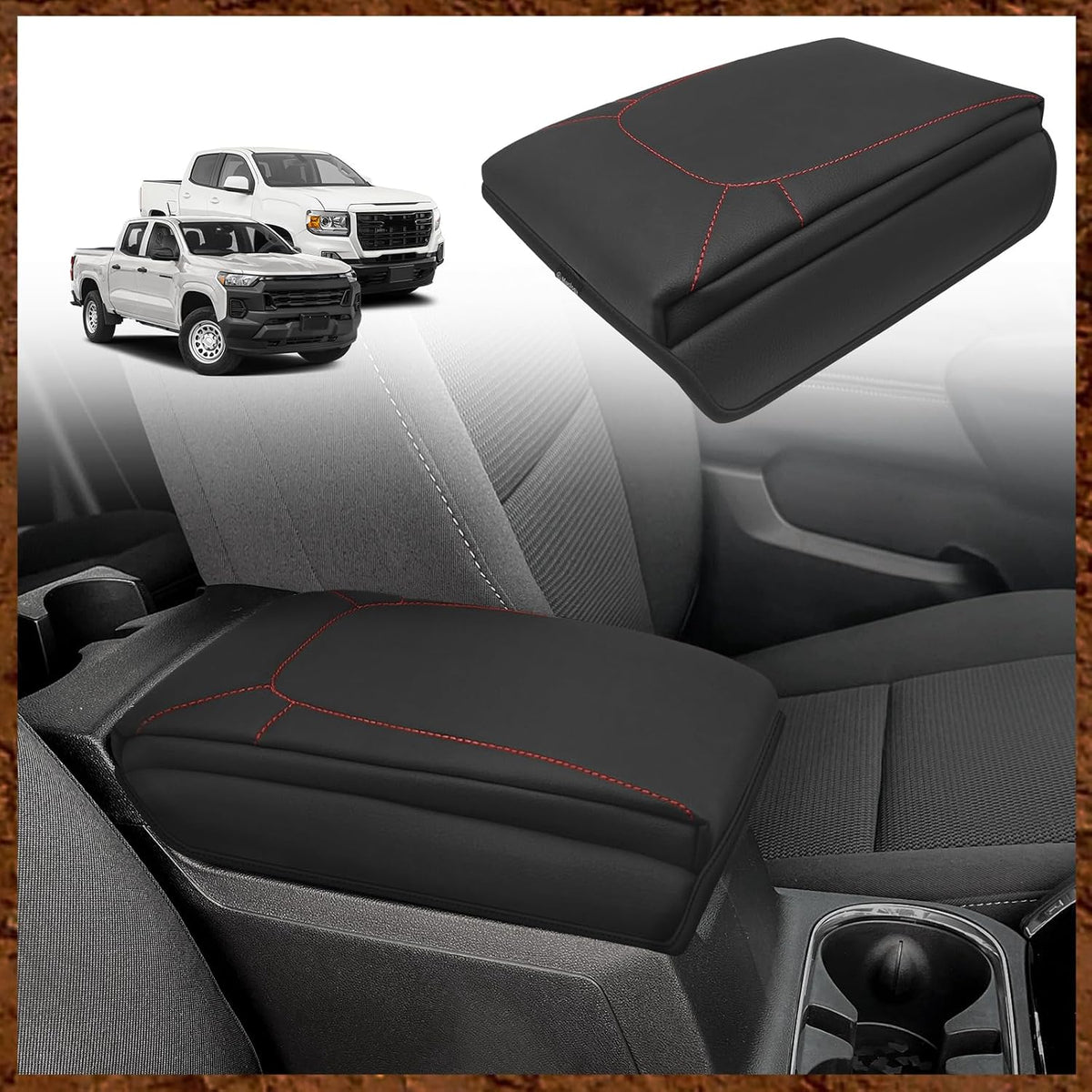 Armrest Cover for Silverado/Sierra 2019-2026, Regular Thick, Bench mysite
