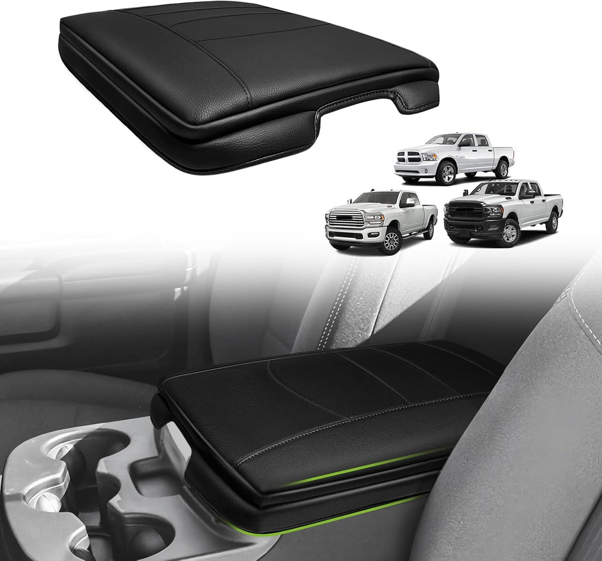 Armrest Cover for Silverado/Sierra 2019-2026, Regular Thick, Bench mysite