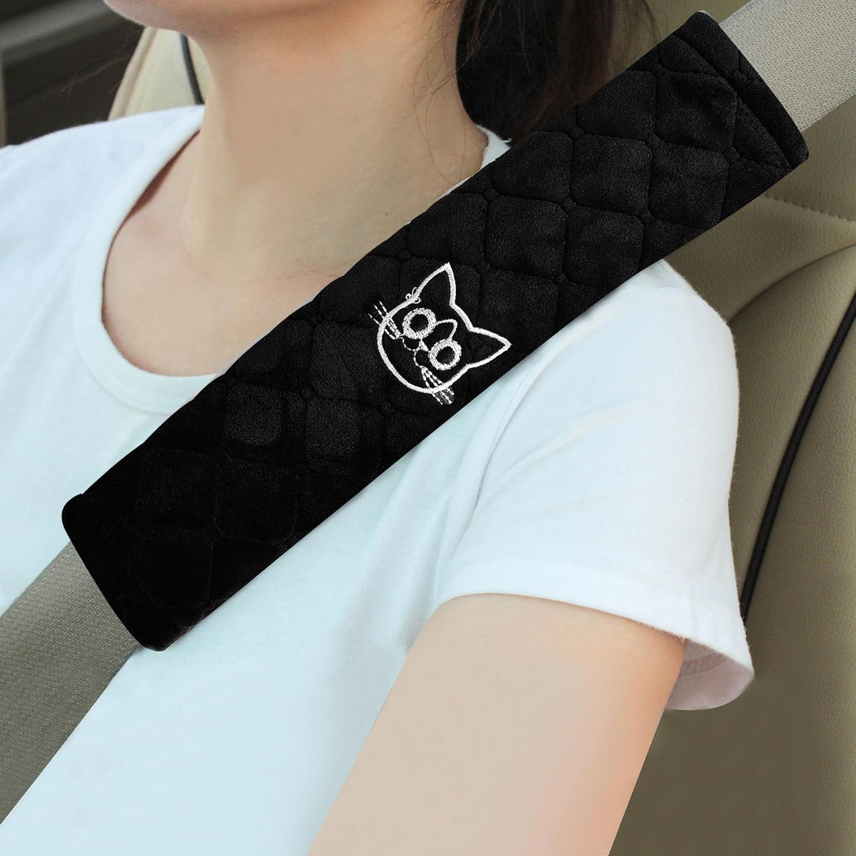 2 Pack Seat Belt Covers Soft Shoulder Pad for Cars & Backpack mysite